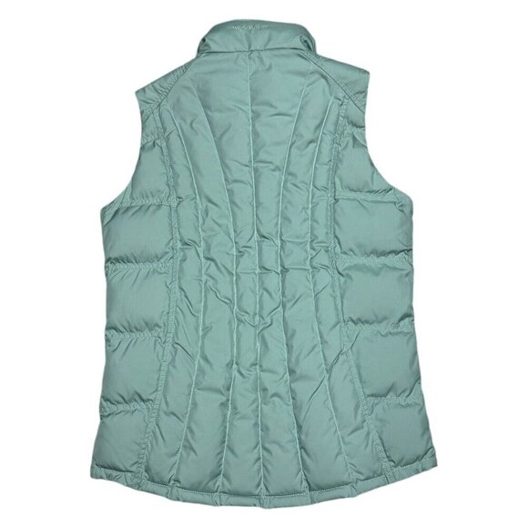 WOOLRICH Puffer Mint Green Insulated Winter Ski Parka Vest Womens Small - Picture 4 of 6